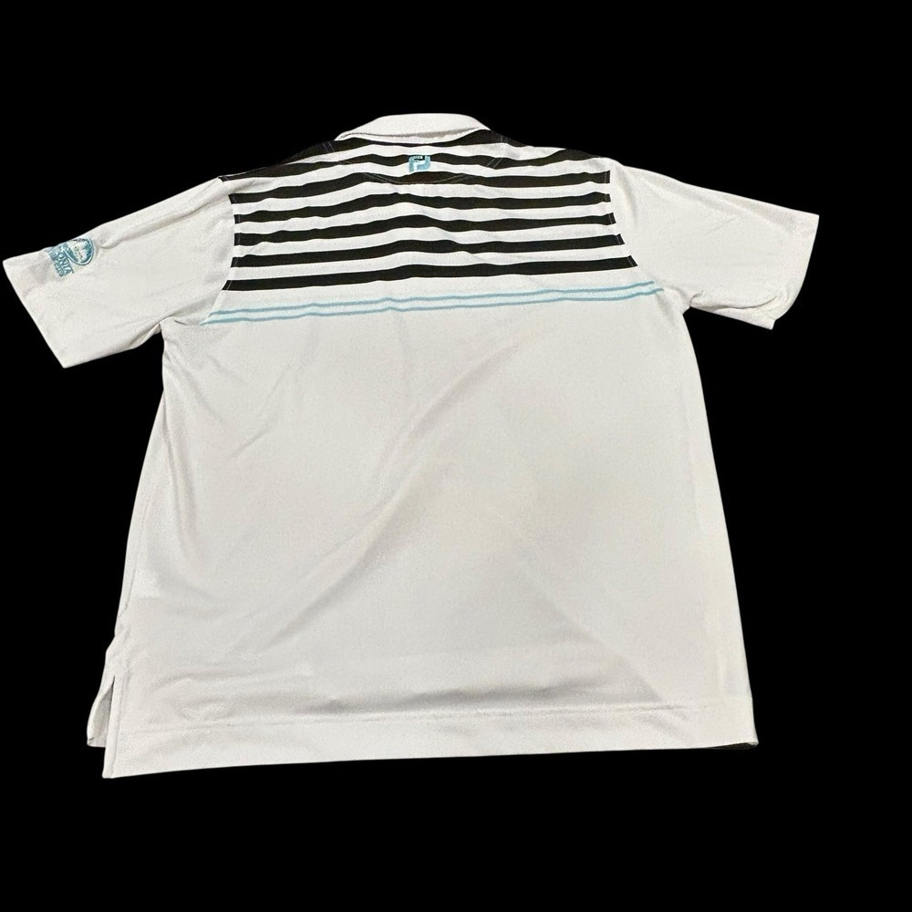 Footjoy x Caledonia Men's Performance Golf Polo Shirt Sz Large Short Sleeve - Picture 3 of 8